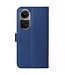 SoFetch Blauw Stijlvol Bookcase Hoesje met Polsbandje voor de Oppo Reno10