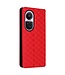 SoFetch Rood Geometric Bookcase Hoesje voor de Oppo Reno10 Pro