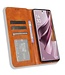 SoFetch Bruin Vintage Bookcase Hoesje voor de Oppo Reno10 Pro