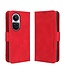 SoFetch Rood Pasjeshouder Modern Bookcase Hoesje voor de Oppo Reno10 Pro