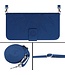 SoFetch Saffierblauw Zonnebloem Bookcase Hoesje met Koord voor de Oppo Reno10 Pro