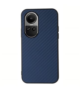 SoFetch Blauw Carbon TPU Hoesje Oppo Reno10 Pro