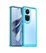 SoFetch Hemelsblauw Valbestendig Hybride Hoesje voor de Oppo Reno10 Pro