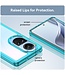 SoFetch Hemelsblauw Valbestendig Hybride Hoesje voor de Oppo Reno10 Pro