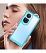 SoFetch Hemelsblauw Valbestendig Hybride Hoesje voor de Oppo Reno10 Pro