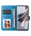 SoFetch Blauw Mandala Bookcase Hoesje met Polsbandje voor de Oppo Reno10 Pro