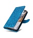 SoFetch Blauw Mandala Bookcase Hoesje met Polsbandje voor de Oppo Reno10 Pro