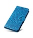 SoFetch Blauw Mandala Bookcase Hoesje met Polsbandje voor de Oppo Reno10 Pro