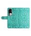 SoFetch Groen Mandala Bookcase Hoesje met Polsbandje voor de Oppo Reno10 Pro