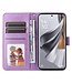 SoFetch Paars Mandala Bookcase Hoesje met Polsbandje voor de Oppo Reno10 Pro