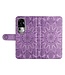 SoFetch Paars Mandala Bookcase Hoesje met Polsbandje voor de Oppo Reno10 Pro