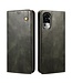 SoFetch Groen Glad Bookcase Hoesje voor de Oppo Reno10 Pro
