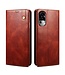 SoFetch Bruin Glad Bookcase Hoesje voor de Oppo Reno10 Pro