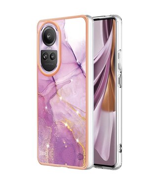 SoFetch Lichtpaars Marmer TPU Hoesje Oppo Reno10 Pro