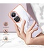 SoFetch Grijs Marmer TPU Hoesje voor de Oppo Reno10 Pro