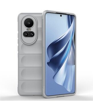 SoFetch Lichtgrijs Valbestendig TPU Hoesje Oppo Reno10 Pro