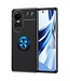 SoFetch Blauw Ring Houder TPU Hoesje voor de Oppo Reno10 Pro