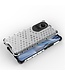 SoFetch Grijs Valbestendig Honingraat Hybride Hoesje voor de Oppo Reno10 Pro