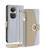SoFetch Blauw Portemonnee Bookcase Hoesje met Koord voor de Oppo Reno10 Pro
