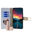 SoFetch Blauw Portemonnee Bookcase Hoesje met Koord voor de Oppo Reno10 Pro