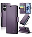 Paars RFID Modern Bookcase Hoesje voor de Oppo Reno10 Pro