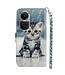 SoFetch  Kitten Bookcase Hoesje met Polsbandje voor de Oppo Reno10 Pro
