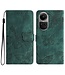 SoFetch Groen Vlinders Bookcase Hoesje met Polsbandje voor de Oppo Reno10 Pro