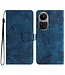 SoFetch Blauw Vlinders Bookcase Hoesje met Polsbandje voor de Oppo Reno10 Pro