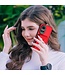 SoFetch Rood Pasjeshouder Ring Houder Hybride Hoesje voor de Oppo Reno10 Pro