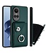 SoFetch Groen Pasjeshouder Ring Houder Hybride Hoesje voor de Oppo Reno10 Pro