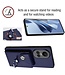 SoFetch Saffierblauw Pasjeshouder Ring Houder Hybride Hoesje voor de Oppo Reno10 Pro