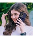 SoFetch Saffierblauw Pasjeshouder Ring Houder Hybride Hoesje voor de Oppo Reno10 Pro