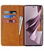 SoFetch Lichtbruin Magnetisch Elegant Bookcase Hoesje voor de Oppo Reno10 Pro