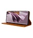 SoFetch Lichtbruin Magnetisch Elegant Bookcase Hoesje voor de Oppo Reno10 Pro