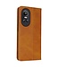 SoFetch Lichtbruin Magnetisch Elegant Bookcase Hoesje voor de Oppo Reno10 Pro