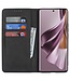 SoFetch Zwart Magnetisch Elegant Bookcase Hoesje voor de Oppo Reno10 Pro