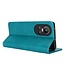 SoFetch Hemelsblauw Magnetisch Elegant Bookcase Hoesje voor de Oppo Reno10 Pro