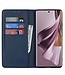 SoFetch Dark Blauw Magnetisch Elegant Bookcase Hoesje voor de Oppo Reno10 Pro