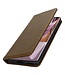 SoFetch Donkergroen Magnetisch Elegant Bookcase Hoesje voor de Oppo Reno10 Pro