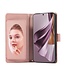 SoFetch Roze Pasjeshouder Spiegel Bookcase Hoesje voor de Oppo Reno10 Pro
