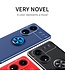 SoFetch Zwart / Rood Ring Houder TPU Hoesje voor de Oppo Reno8 T