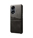 SoFetch Zwart Pasjeshouder Stijlvol Hardcase Hoesje voor de Oppo Reno8 T