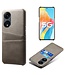 SoFetch Grijs Pasjeshouder Stijlvol Hardcase Hoesje voor de Oppo Reno8 T