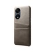 SoFetch Grijs Pasjeshouder Stijlvol Hardcase Hoesje voor de Oppo Reno8 T