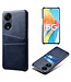 SoFetch Blauw Pasjeshouder Stijlvol Hardcase Hoesje voor de Oppo Reno8 T
