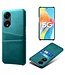 SoFetch Groen Pasjeshouder Stijlvol Hardcase Hoesje voor de Oppo Reno8 T