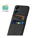 SoFetch Zwart Pasjeshouder Stoffen Hardcase Hoesje voor de Oppo Reno8 T