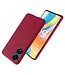 SoFetch Rood Effen Stoffen Hardcase Hoesje voor de Oppo Reno8 T