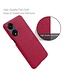 SoFetch Rood Effen Stoffen Hardcase Hoesje voor de Oppo Reno8 T