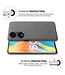 SoFetch Grijs Effen Stoffen Hardcase Hoesje voor de Oppo Reno8 T